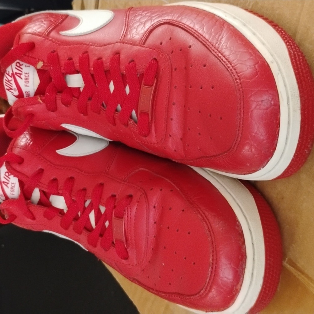 Nike Air Force 1 Varsity Red Python - image 2